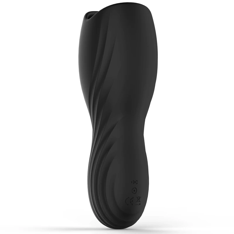 
Adult Silicone Male Masturbator Black Oral Sex Cup Perfect Men Penis Enlargement Toys for Erection Dick Masturbation Device 