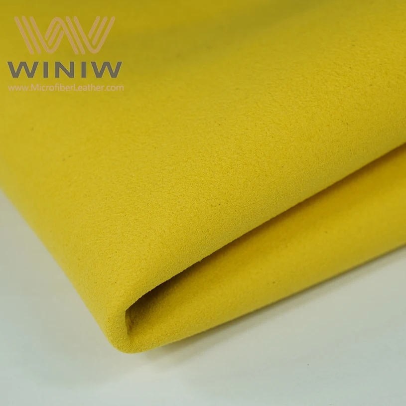 Material Supplier Artificial Suede Fabric Pu Faux Microfiber Suede Leather