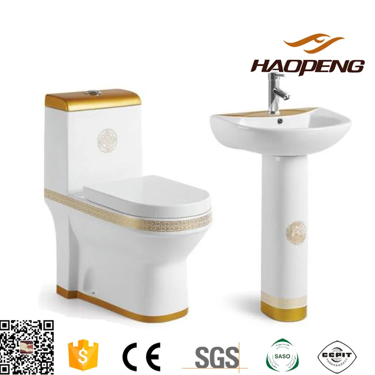 Chaozhou Bathroom Sanitary Items Ceramic Bathroom Set