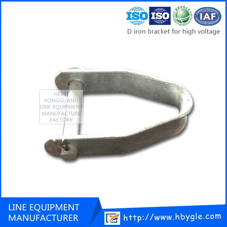 Bracket for Electric Power Line/ Single Spool Insulator Clevis D Iron Carbon Steel,carbon Steel 0.44-10.5KG 70-600 KN Standard