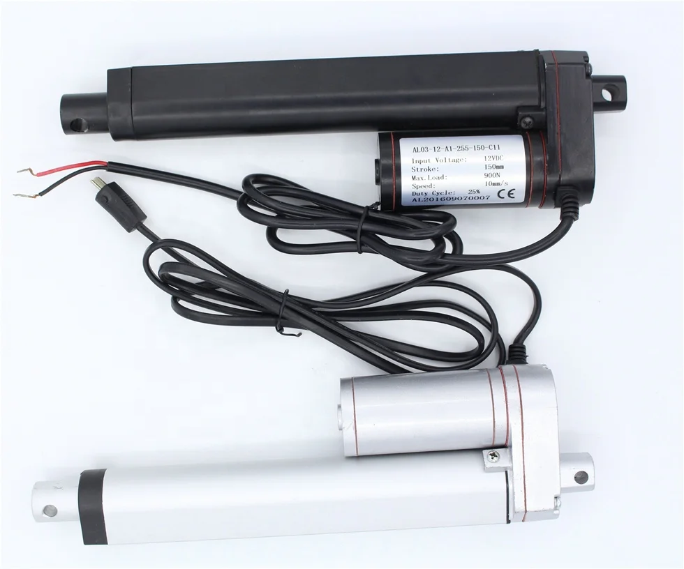 800mm stroke Speed 5~50mm/S 12V Tubular Linear Actuator 1200mm