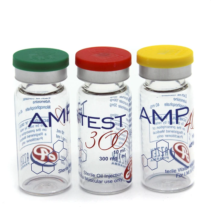 Reversible cap medical vials vitamin c ampoules sample vials