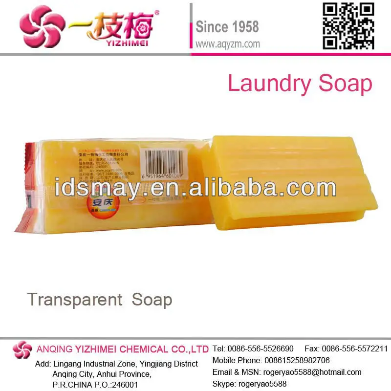 Высококачественное прозрачное мыло для стирки, изготовленное IDSMAY с 1958 года