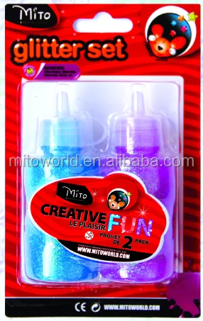 60ml Scrapbooking stationary craft metallic glitter glue