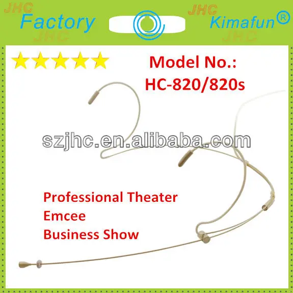 
Mini Hidden Headset Microphone Suitable for Instrument rode microphone HC-820(s) 