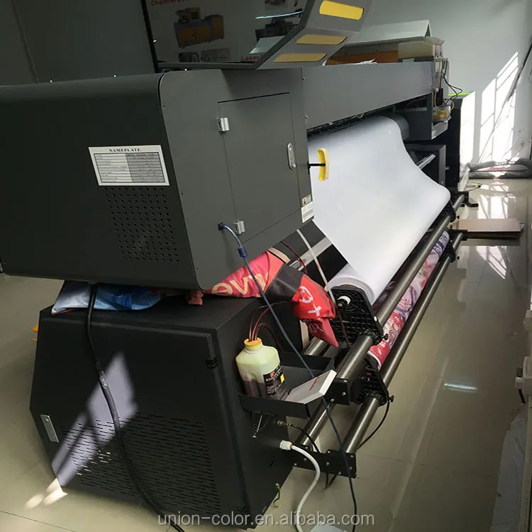 Allwin 1.8 meters dx5 print head direct injection printer for advertising flag printing machine