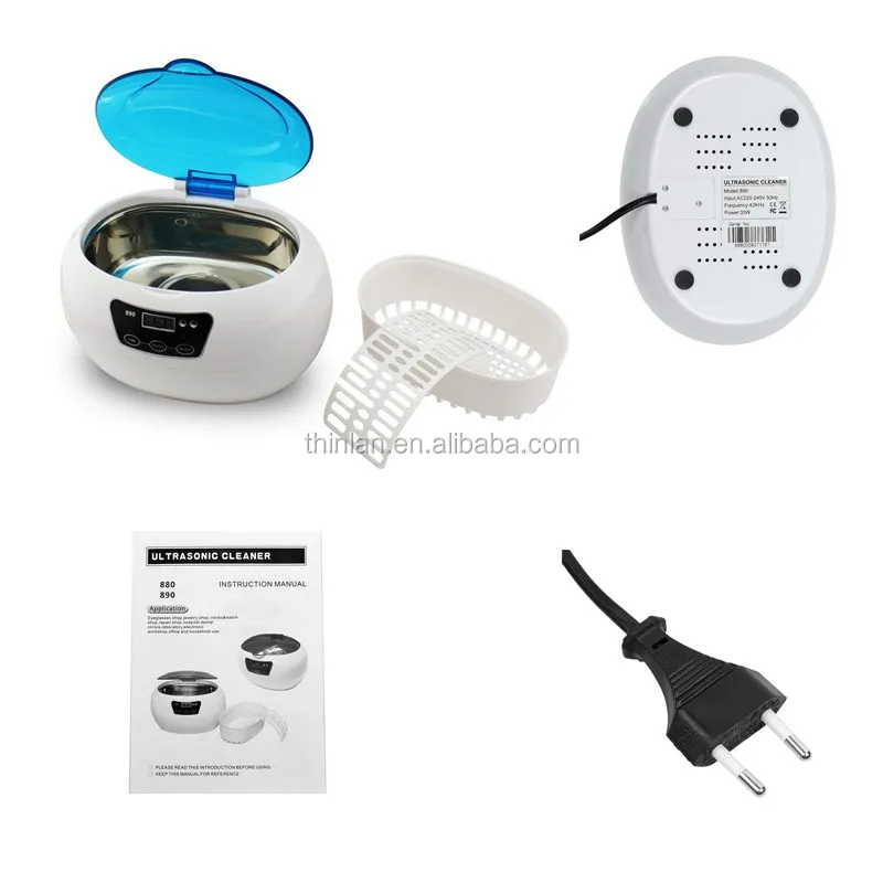 Одобренный CE ROHS многофункциональный инструмент ультразвуковая мойка для чистки ювелирных изделий часов макияжа кисть JP-890 ультразвуковой