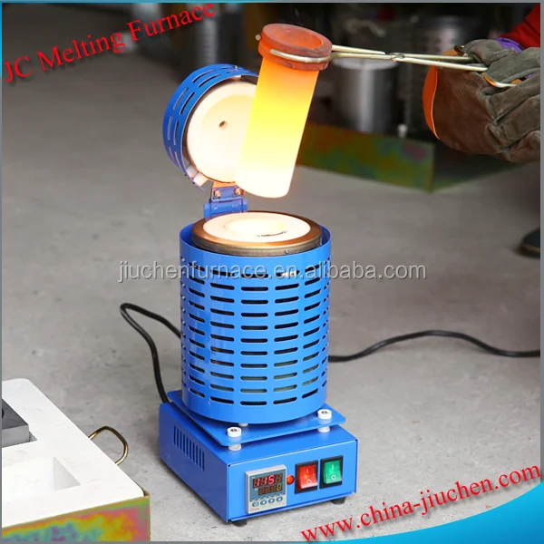 220V 4kg Capacity Electric Furnace for Melting Gold Silver Metals