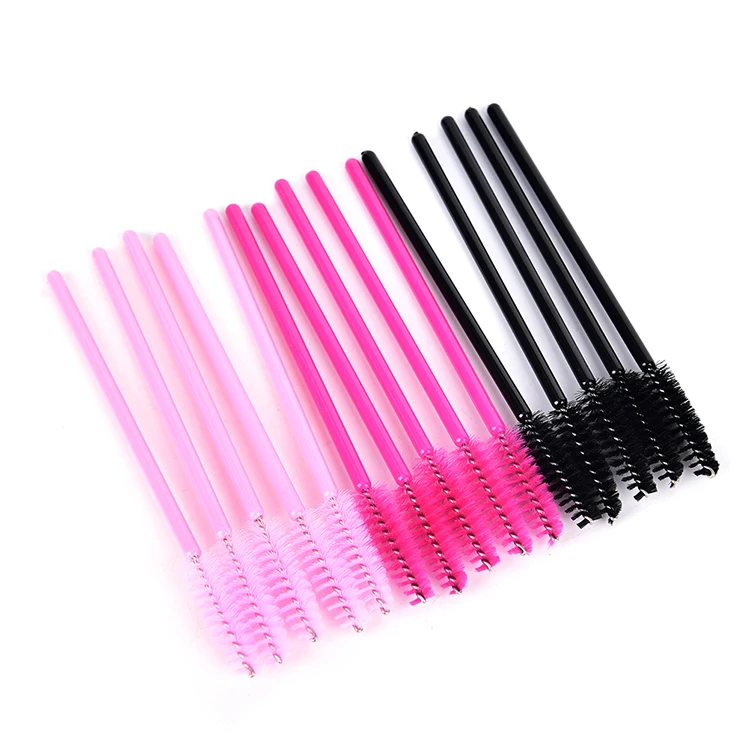 50Pcs Eyelash Brushes Makeup Brushes Disposable Mascara Wands Applicator Spoolers Eye Lashes Cosmetic Brush Makeup Tools