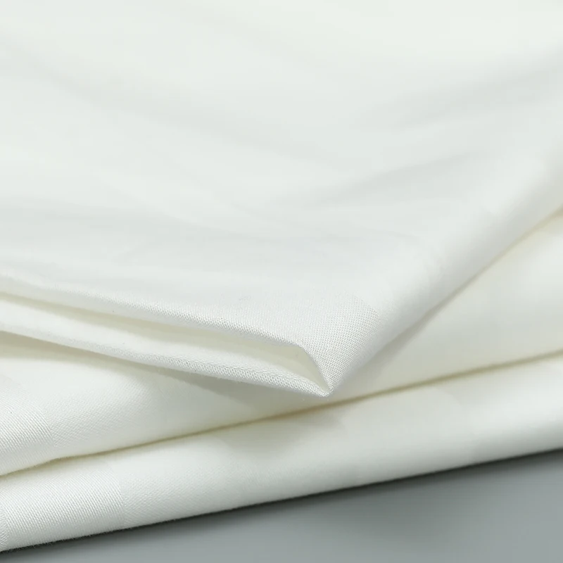 100% cotton 3cm stripe 250TC 300TC 350TC sateen jacquard bed sheet fabric