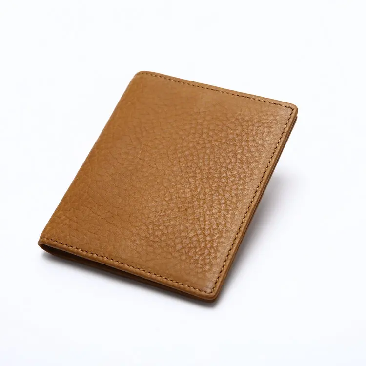 Worth Buying High Grade Top Quality Japan Style Genuine Full Grain Vegetable Tanned Leather Credit Card Holder For Men