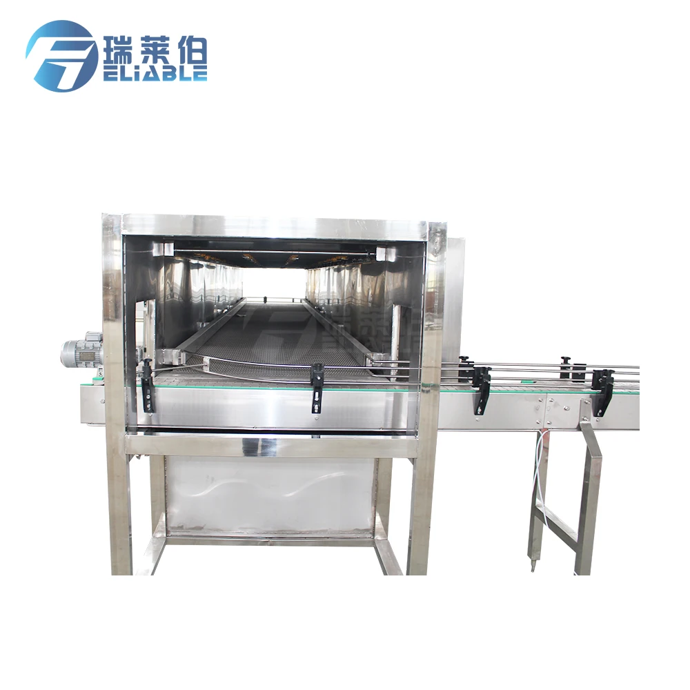 CE certification approved juice beverage cooler spray cooling tunnel