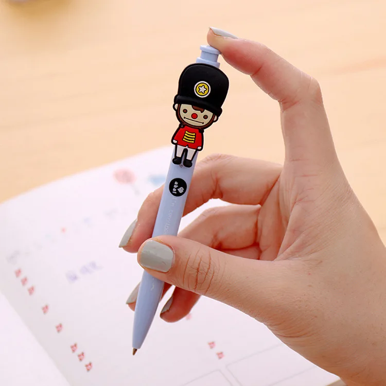 Рекламная шариковая ручка с персонажами мультфильмов