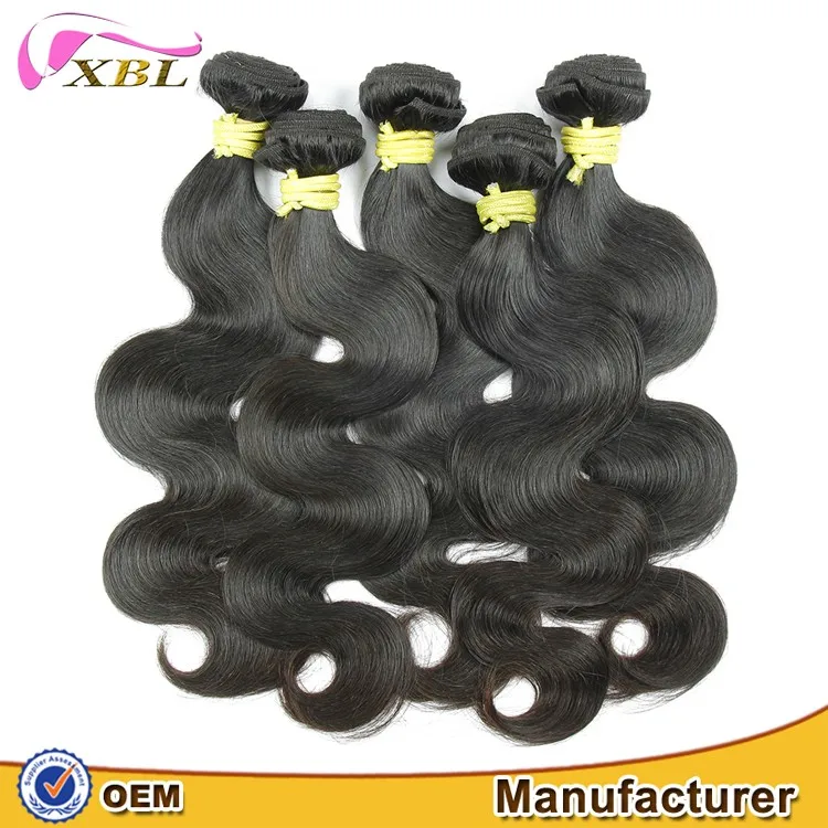  XBL никакой путаницы не линяет ткань оптовая норки качество бразильской плетение волос 100 человеческих