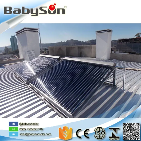 INMETRO Domestic Solar Water Heater sun water heater vacuum tube solar collector