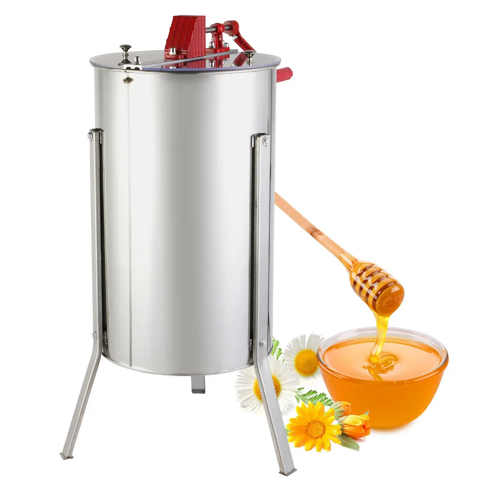 
 Ручной экстрактор меда из нержавеющей стали, 3 рамы, экстрактор меда  