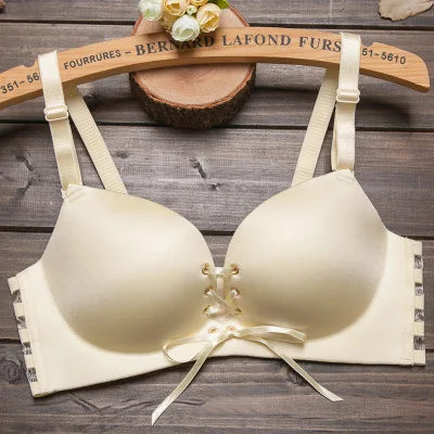 Wholesale Sexy Lingeries one piece bra cup Padded Wireless Candy women Underwear Extreme push up Bra