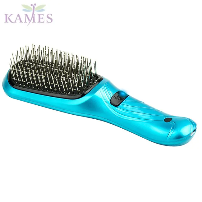 
Mini vibrating massage wireless hair brush ionic 