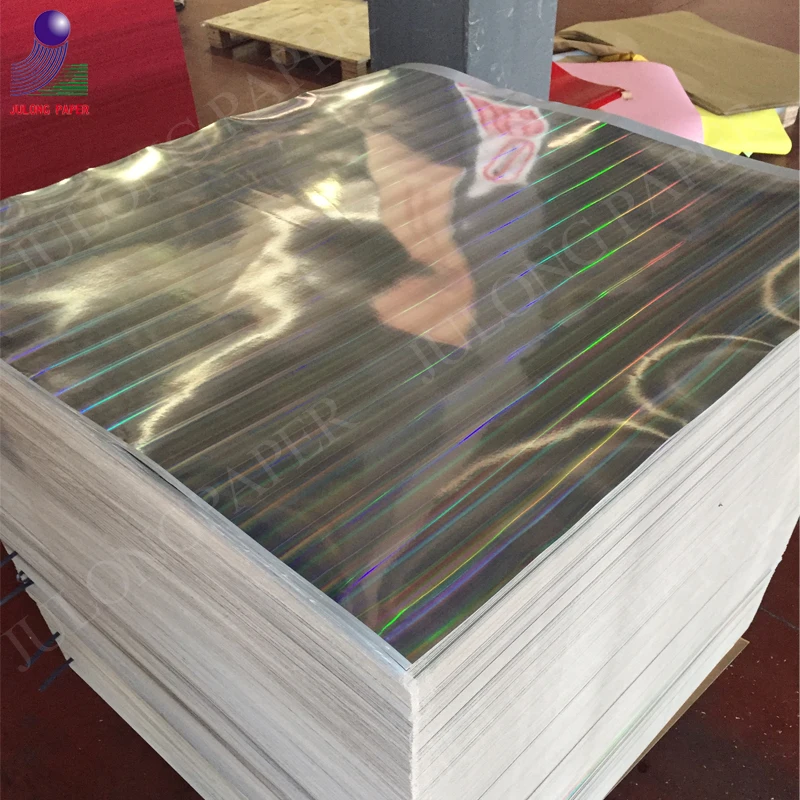 Металлизированная бумага/голографическая бумага для подарочной коробки