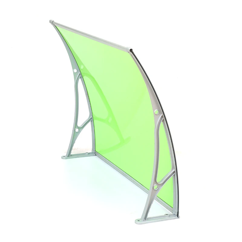 easy install anti UV polycarbonate glass awning canopies