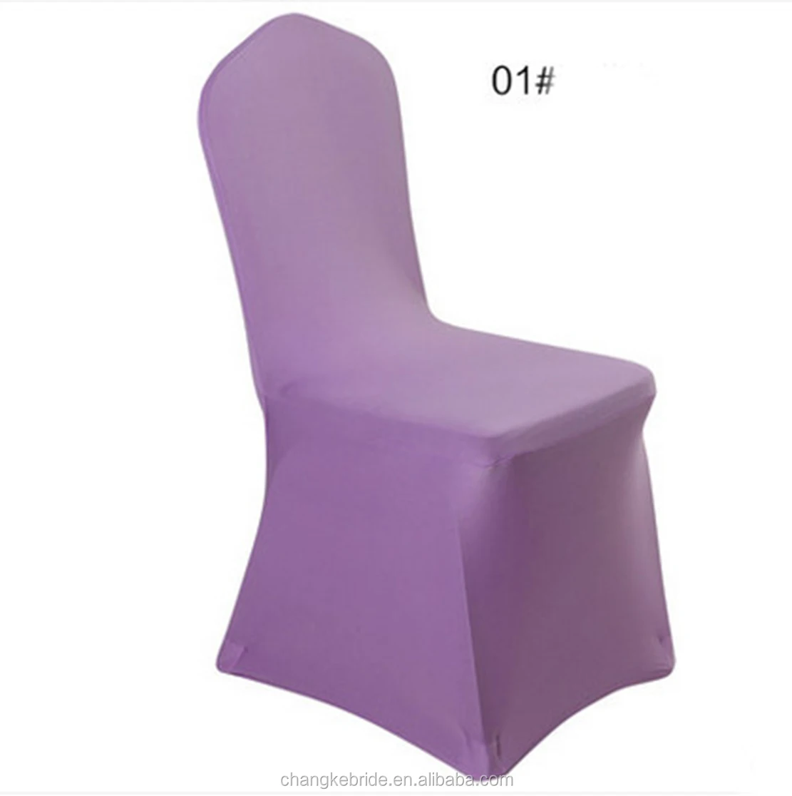 2019 Spandex Plain Lycra Wedding Chair Cover For Banquet & Ceremony With Elasticity Many Colors Available