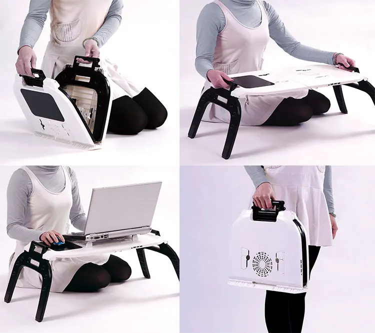 adjustable computer table abs laptop cooling pad wholesale folding study table foldable table