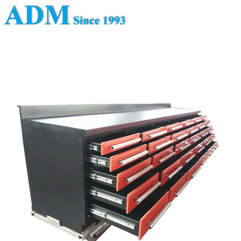 Heavy Metal Storage Tool Cabinets, Work bench.