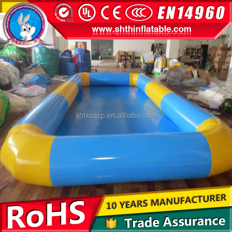 Inflatable portable swimming pool