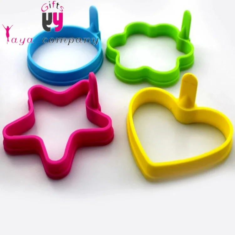 numerous styles silicone fried egg mold for your choose shaped silicone pancake molds fried egg rings