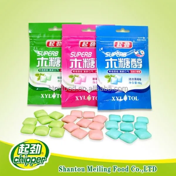 Energy chewing gum brand for promotion