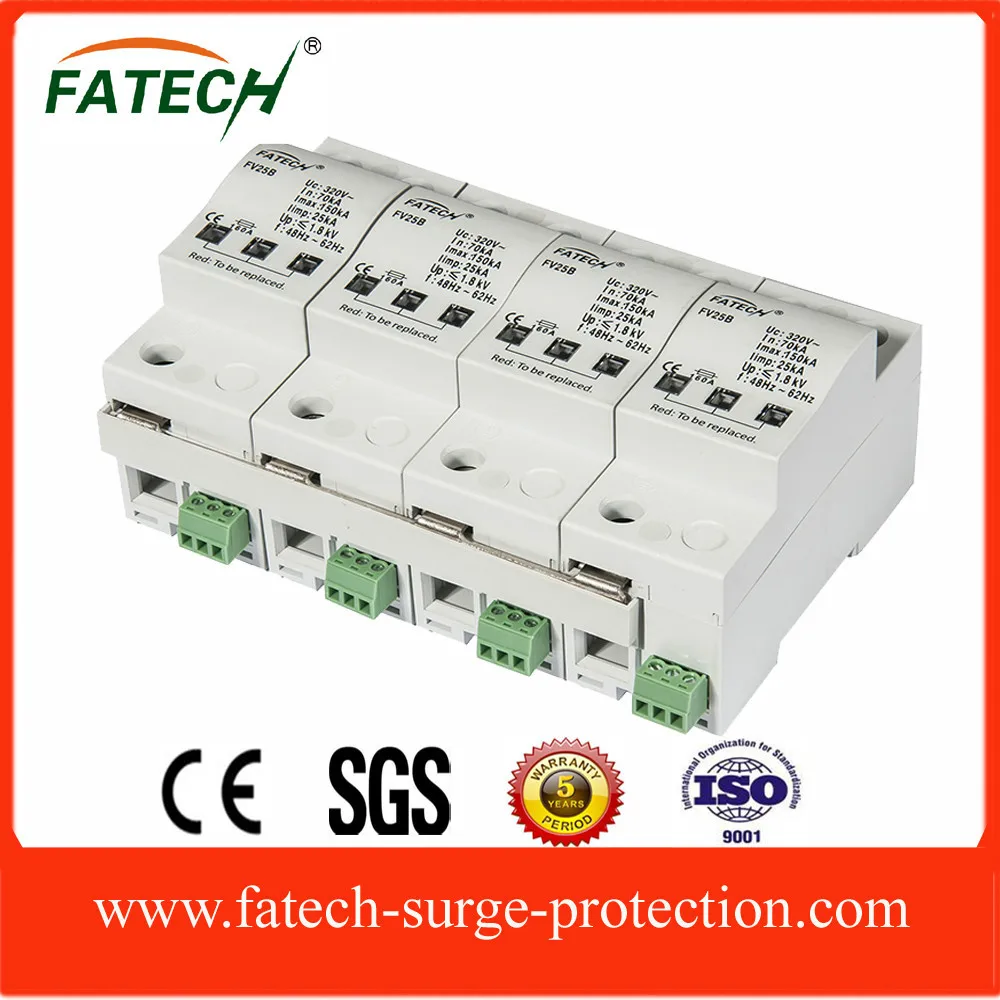 three phase type 1 surge arrester