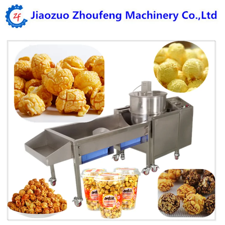 stainless steel hand stirring popcorn ball shape popcorn making machine (tel:0086-13782789572)