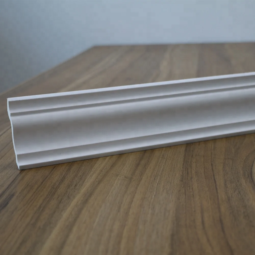 HN-8501B Wholesale PU Plain Ceiling Corner Crown Moulding Polyurethane Decorative Cornice Molding