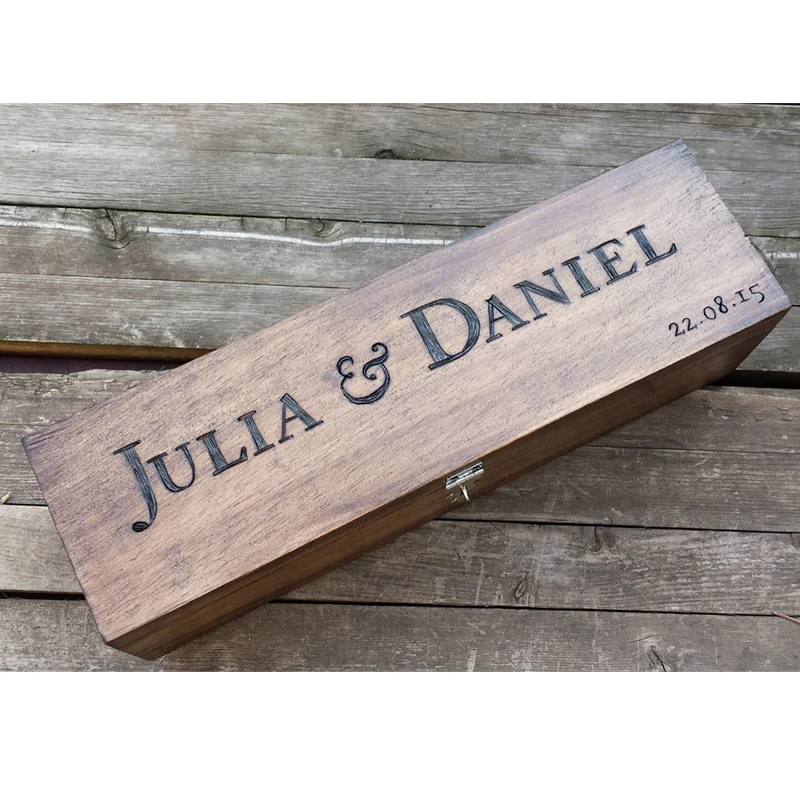 Держатель для одной винной бутылки на годовщину