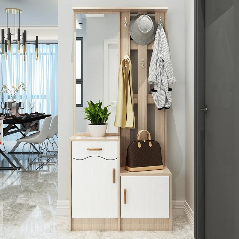 
Chinese manufacturer living room solid wood tall shoe cabinet 