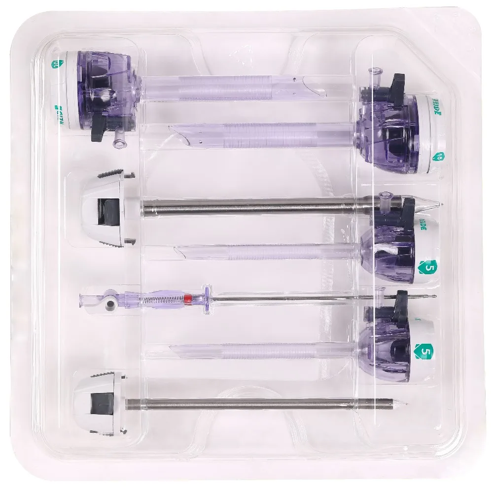 Hot Sale Laparoscopic Instruments/Disposable Laparoscopy Trocar Set/Trocar Conjunto Various Options