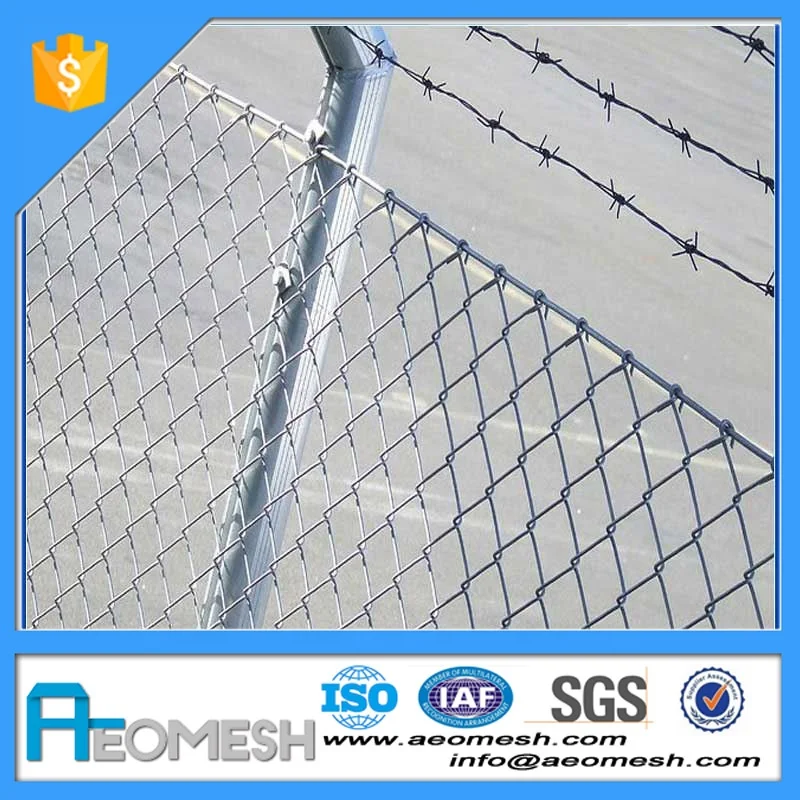 AEOMESH Guangdong hot selling cheap 7ft and 9 gua chain link fence kenya