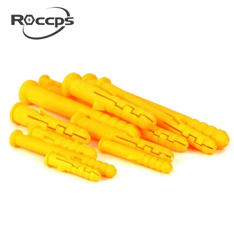 Nylon plastic wall plug anchor