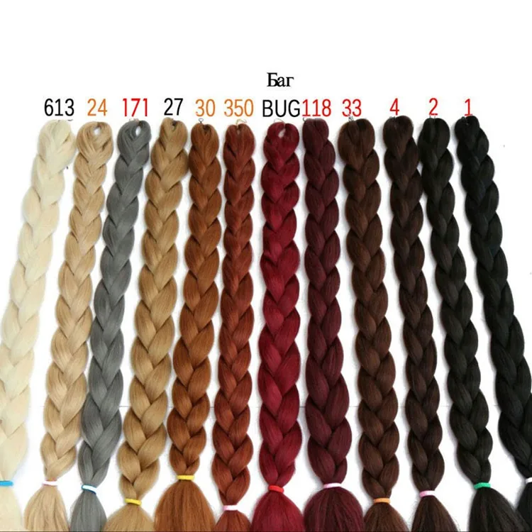 
synthetic hair factory yaki jumbo braiding hair 