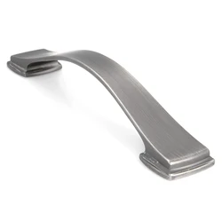 HJY oil rubber bronze cabinet handles 128mm Bow Drawer konb Pulls