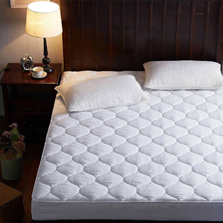 
Wholesale Sleep Well Organic High Density Quilted Bed Mattress Pad Protector Cover Mattress Cover 