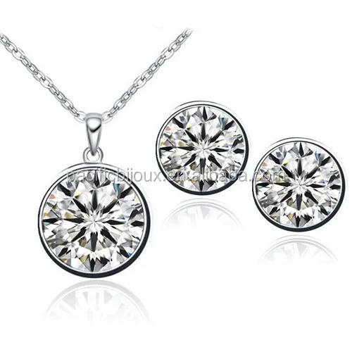 
heart gemstone couple necklace love heart zirconia necklace pendant jewelry fancy necklace free sample 