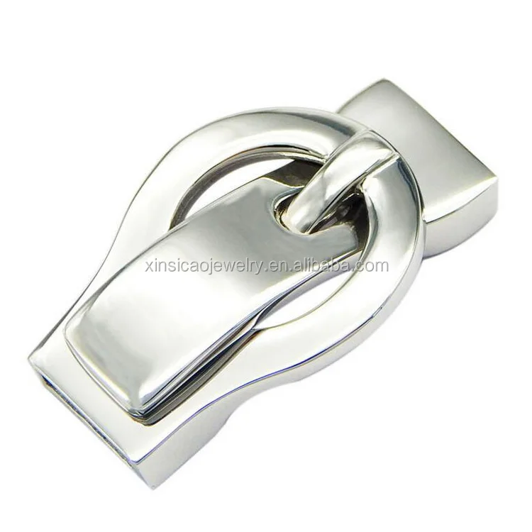 
New Belt Style Stainless Steel Clasps For Bracelet Wholesale 