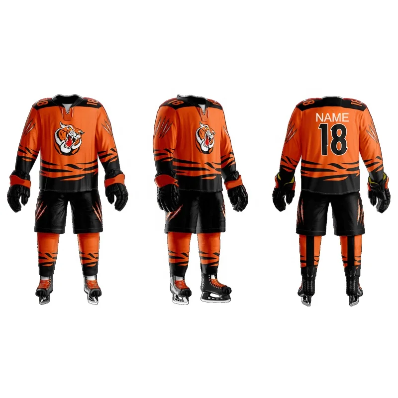 Custom made Christmas  ice hockey jerseys sublimated wholesale blank hockey jersey team set hockey jerseys