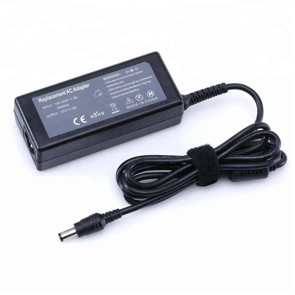 Laptop Charger And Adapter Manufacturer 45W Replacement Laptop Charger For TOSHIBA Power AC Adapter 15V 3A