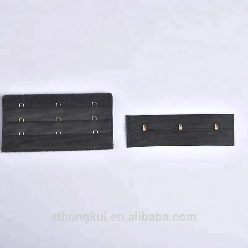 
China manufacturer bra extender with metal hook 3 rows of 3 hooks for corset 