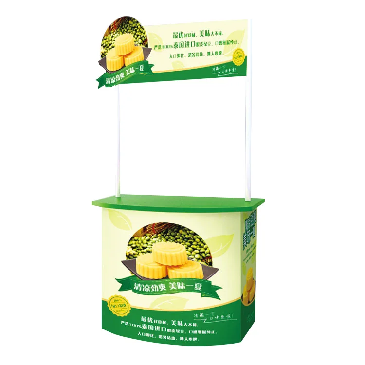 Hot Sale ABS Outdoor Plastic Portable Promotion Table Exhibition Foldable Counter Booth