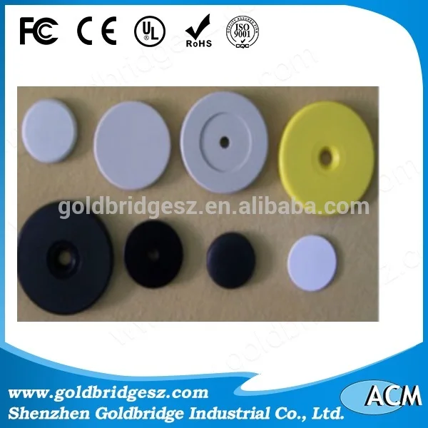 Китай alibaba ABS материал RFID, смарт-Метки Диска/этикетки стикер Пользовательские размер 125 кГц чип EM TK4100