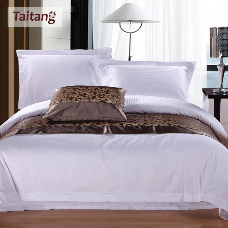 Оптовая цена, домашнее мягкое постельное белье в полоску из 100% хлопка