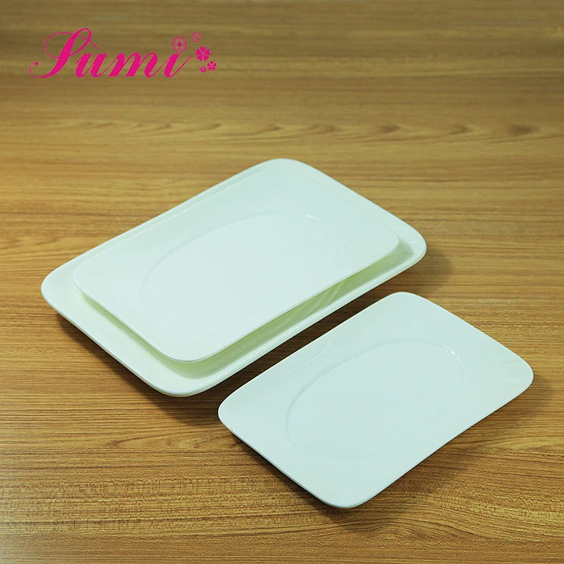 Low price custom unbreakable ceramic flat dinner plate